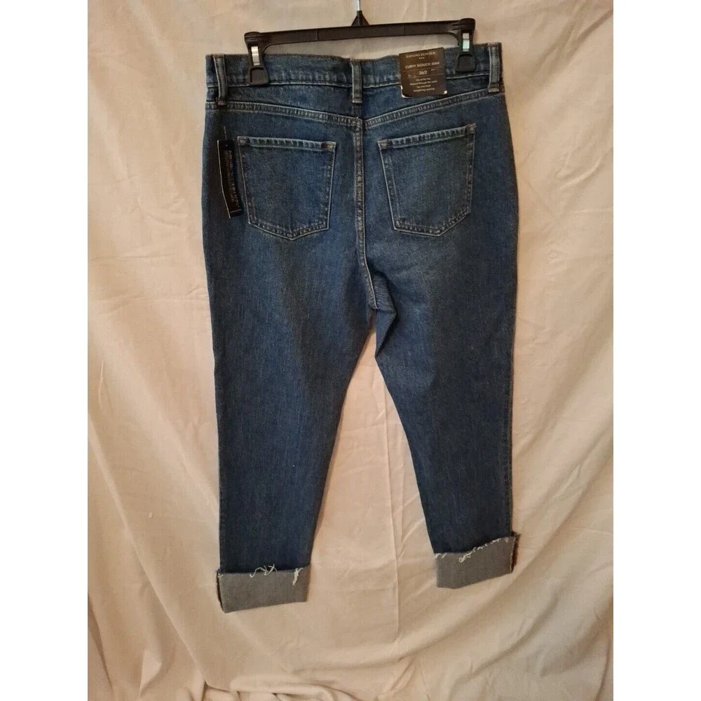 BANANA REPUBLIC Curvy Slouch Women's Jeans Size 26/2 ( 1472)
